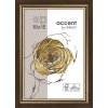 Ascot Cornice in legno 10x15 cm marrone scuro-oro