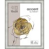 Ascot cornice in legno 13x18 cm argento