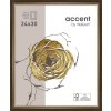 Ascot Cornice in legno 18x24 cm marrone scuro-oro