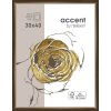 Cornice in legno Ascot 21x29,7 cm marrone scuro-oro