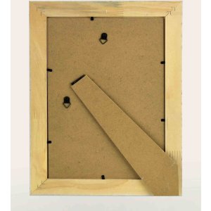Ascot Cornice in legno 24x30 cm marrone scuro-oro