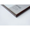 Ascot Cornice in legno 24x30 cm marrone scuro-oro