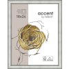 Ascot Cornice in legno 30x40 cm argento