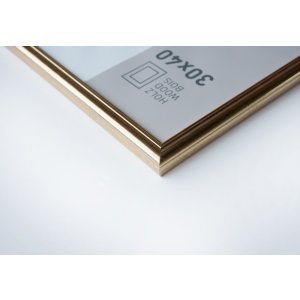 Ascot Cornice in legno 30x40 cm oro