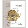 Ascot cornice in legno 40x50 cm argento