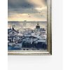 Ascot cornice in legno 40x50 cm argento