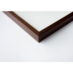 Cornice a clip in legno Quadrum 13x18 cm wengé
