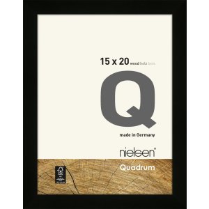 Nielsen Telaio a scatto in legno Quadrum 15x20 cm nero