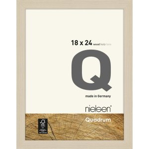 Cornice a scatto in legno Quadrum 18x24 cm acero