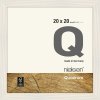 Cornice smontabile in legno Nielsen Quadrum 20x20 cm bianco