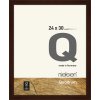 Cornice a clip in legno Quadrum 24x30 cm wengé