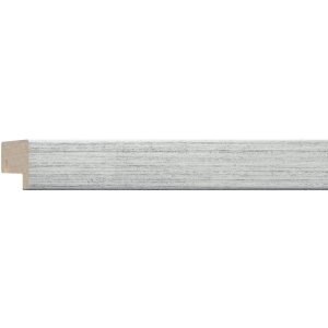 Cornice smontabile in legno Quadrum 24x30 cm argento