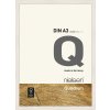 Cornice in legno a clip Quadrum 30x42 cm bianco