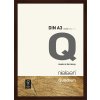 Cornice a clip in legno Quadrum 30x42 cm wengé