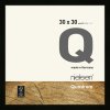 Cornice in legno a clip Quadrum 30x30 cm nero