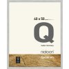 Telaio smontabile in legno Quadrum 40x50 cm argento