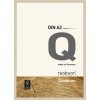 Cornice a scatto in legno Quadrum 42x60 cm acero