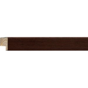 Cornice a clip in legno Quadrum 42x60 cm wengé