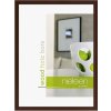 Cornice a clip in legno Quadrum 42x60 cm wengé