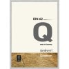 Cornice in legno a scatto Quadrum 42x60 cm argento