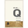 Cornice in legno a clip Quadrum 40x60 cm bianco
