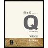 Cornice in legno a scatto Quadrum 50x60 cm nero