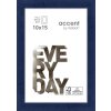 Zoom Cornice in legno 10x15 cm blu scuro