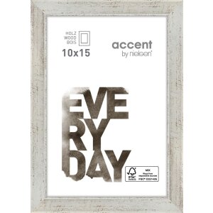 Cornice in legno Zoom 10x15 cm argento