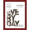 Cornice in legno Zoom 15x20 cm rosso