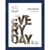 Zoom Cornice in legno 15x20 cm blu scuro