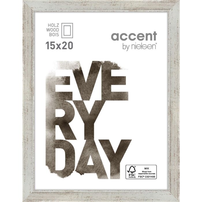 Cornice in legno Nielsen Zoom 15x20 cm argento