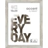Cornice in legno Nielsen Zoom 15x20 cm argento