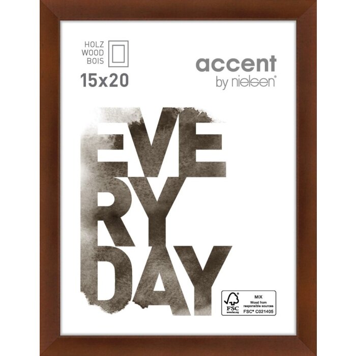 Zoom Cornice in legno 15x20 cm noce