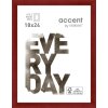 Cornice Zoom in legno 18x24 cm rosso