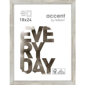Cornice Zoom in legno 18x24 cm argento