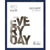 Zoom Cornice in legno 24x30 cm blu scuro