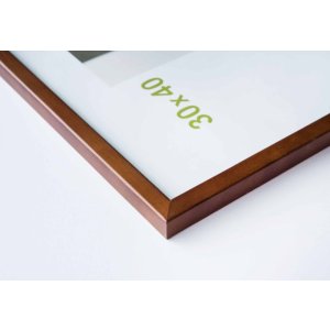 Zoom Cornice in legno 30x30 cm noce