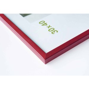 Cornice in legno Zoom 30x40 cm rosso