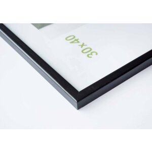 Cornice in legno Zoom 40x50 cm nero