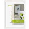 Cornice essenziale in legno 13x18 cm bianco