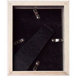 Cornice in legno Derby 15x20 cm argento