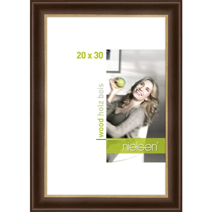 Cornice in legno Derby 20x30 cm in palissandro