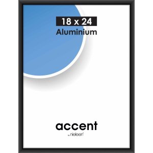 Cornice Nielsen Accent in alluminio 18x24 cm nero opaco