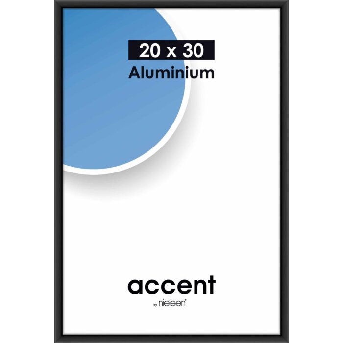Nielsen Accent Frame in alluminio 20x30 cm nero opaco