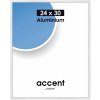 Cornice daccento in alluminio 24x30 cm bianco lucido