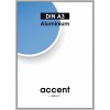 Cornice Nielsen in alluminio Accent 29,7x42 cm argento opaco DIN A3