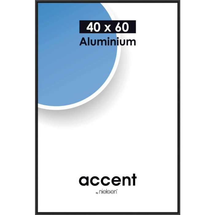 Nielsen Accent Frame in alluminio 40x60 cm nero opaco