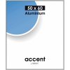 Cornice Nielsen Accent in alluminio 50x60 cm argento opaco