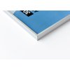 Cornice Nielsen Accent in alluminio 50x60 cm argento opaco