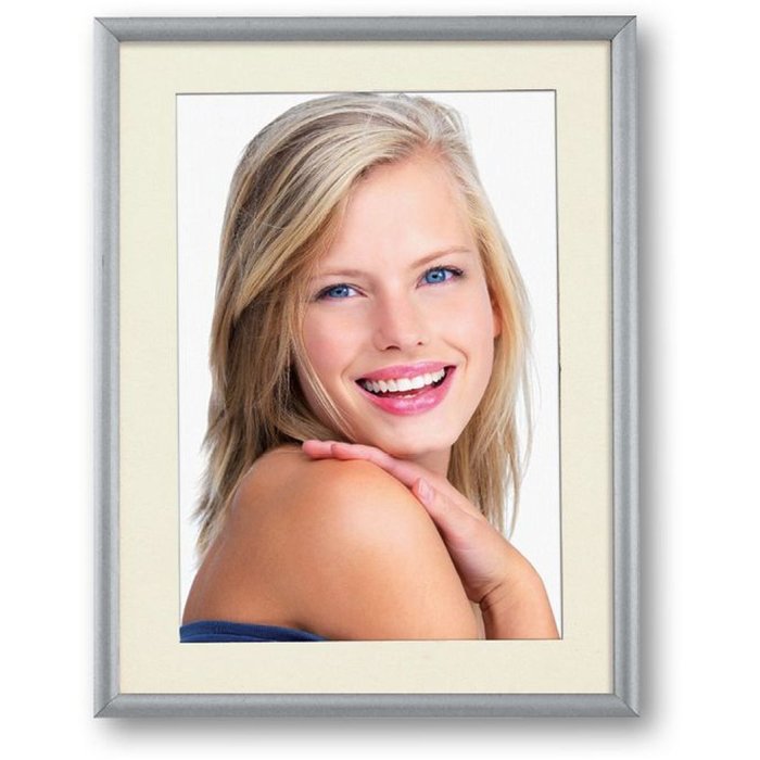 Cornice Burpali in alluminio 10x15 cm argento